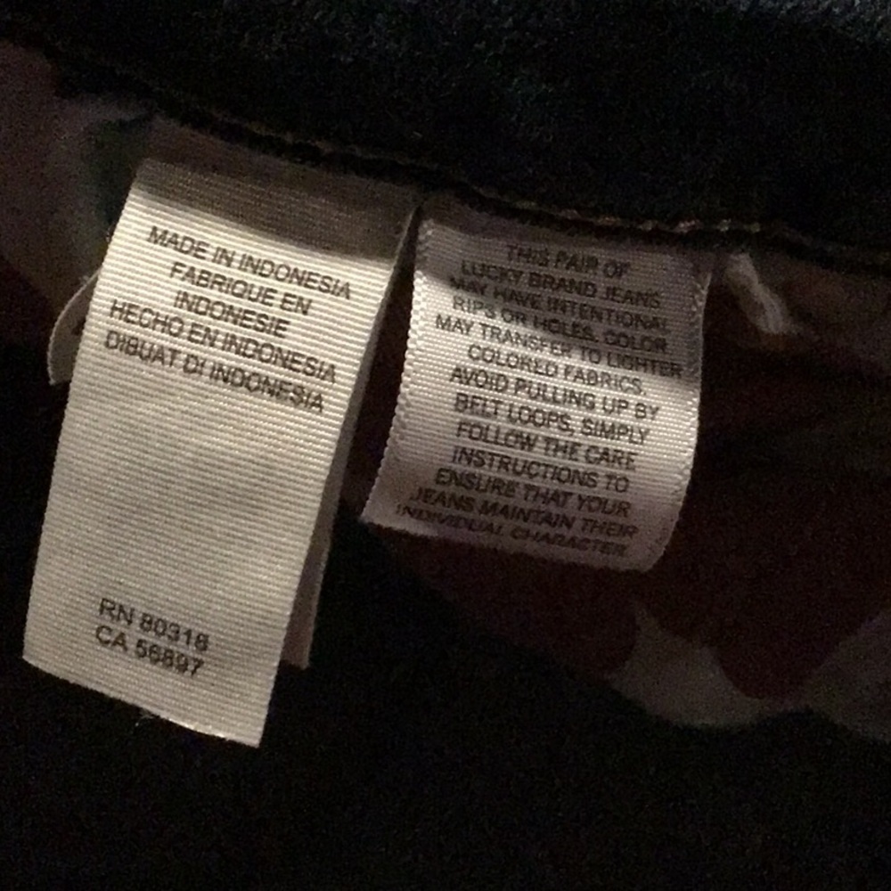 sac954🍀High Rise Brooke Skinny w/28” Inseam Lucky Jeans Size 14 - Picture 8 of 9
